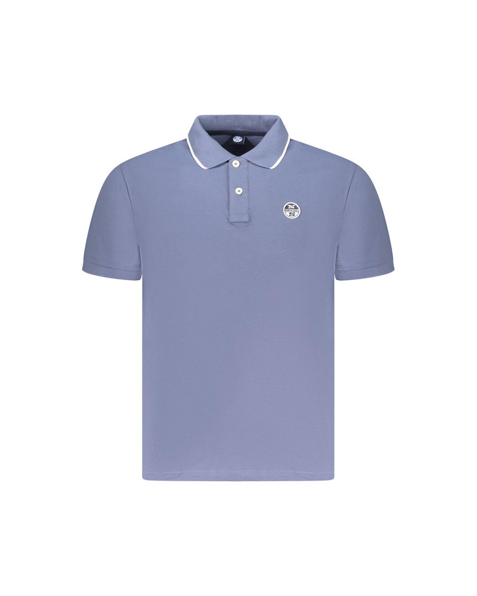 V539-NO-35020-XL-202506172126-00 North Sails Men's Blue Cotton Polo Shirt - XL - Image 1