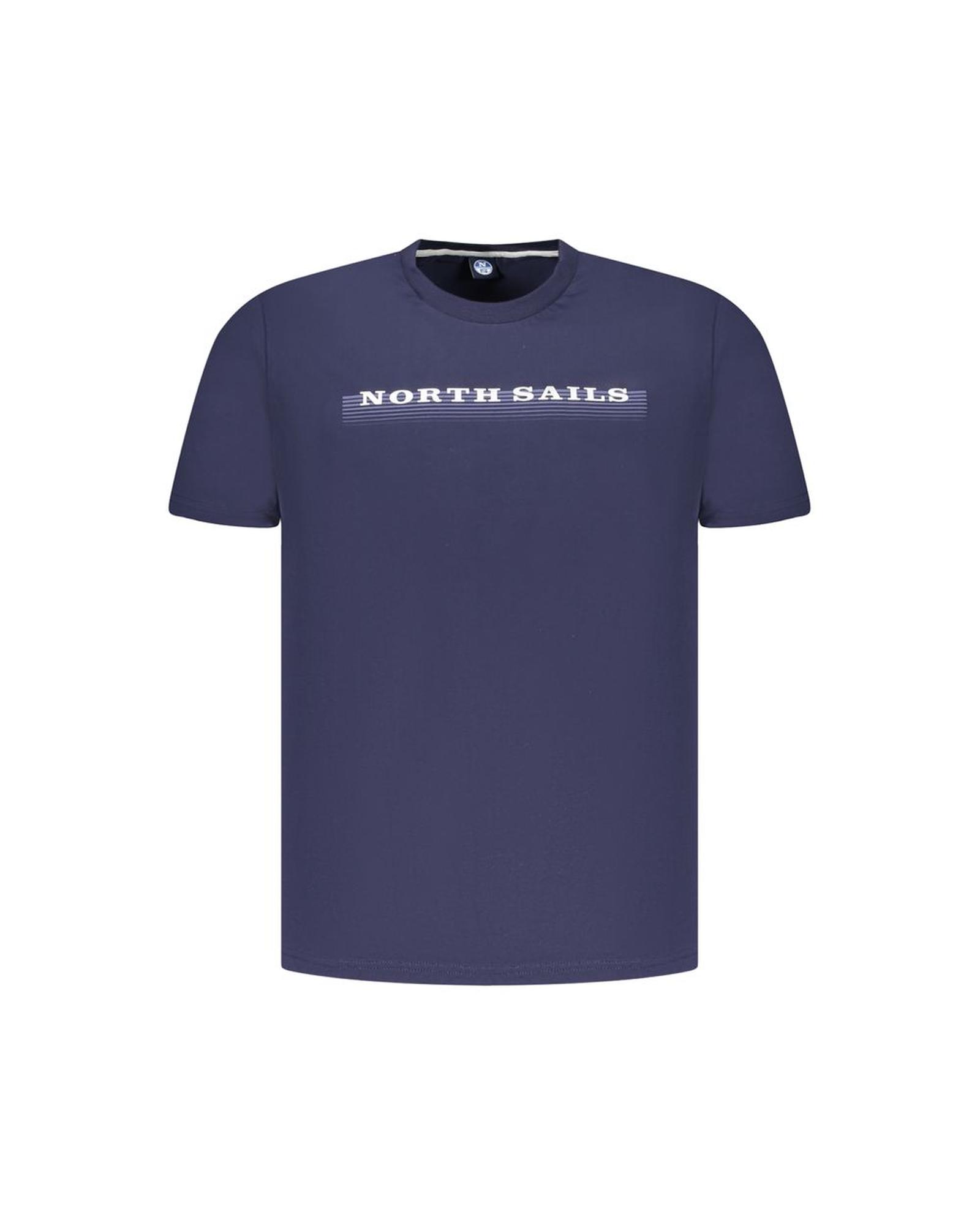 V539-NO-35044-S-202506180135-00 North Sails Men's Blue Cotton T-Shirt - S - Image 1
