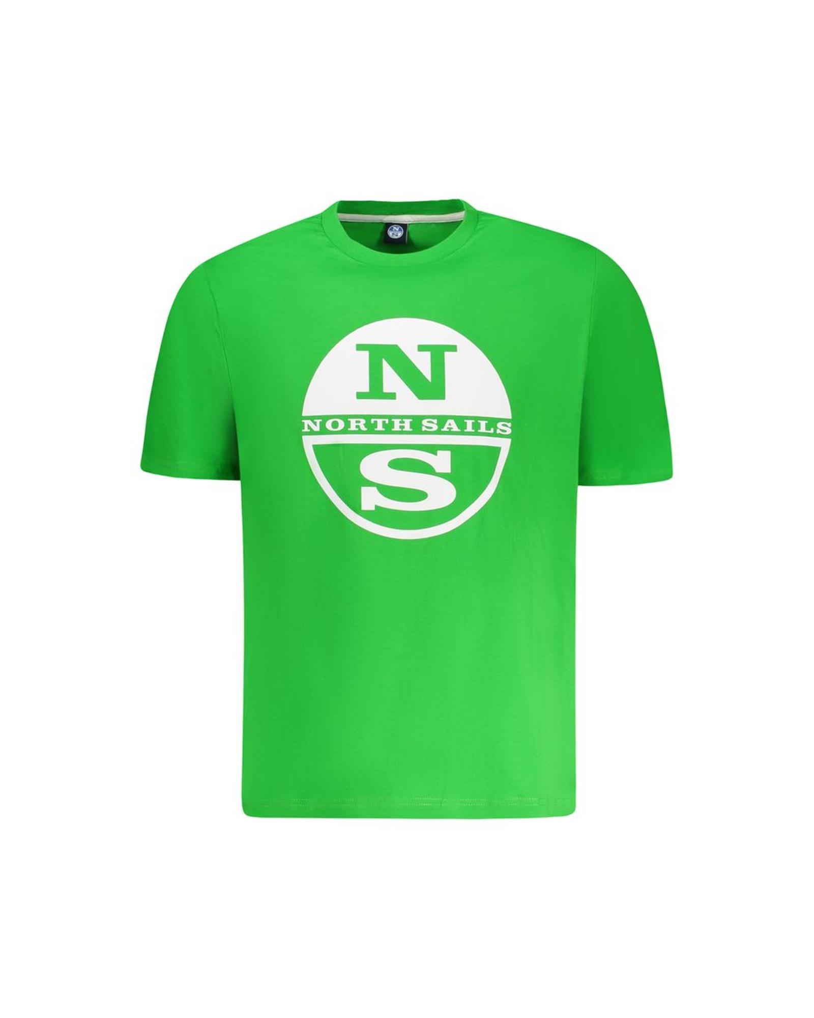 V539-NO-35045-3XL-202506180135-00 North Sails Men's Green Cotton T-Shirt - 3XL - Image 1