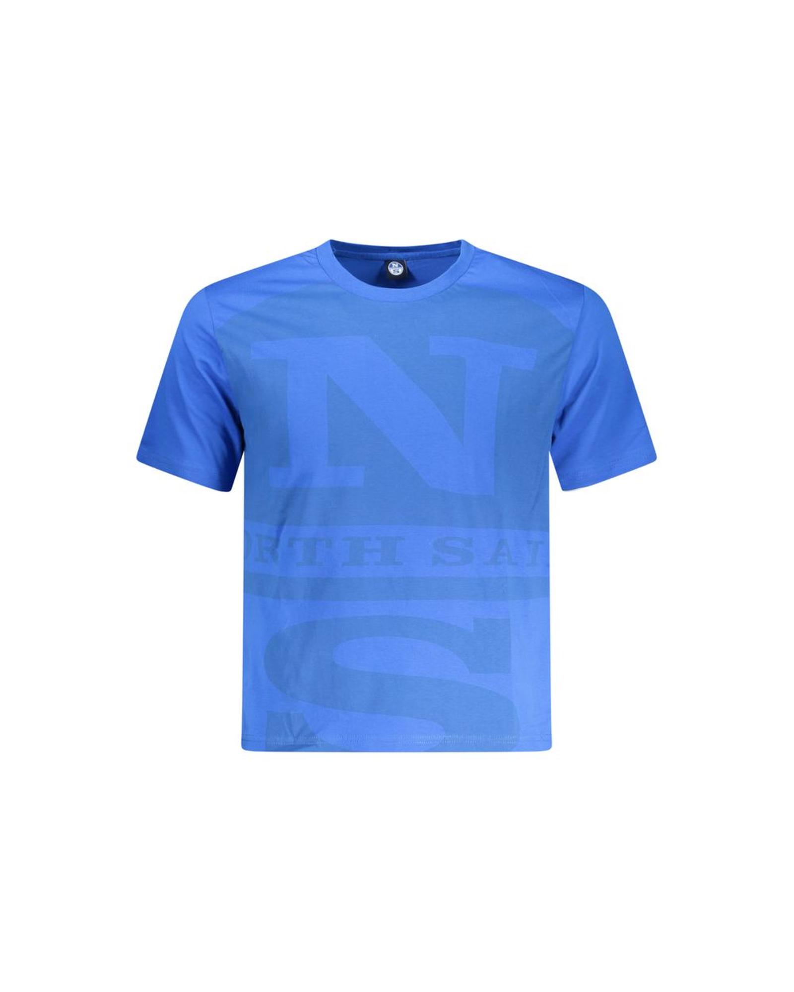 V539-NO-35051-S-202506172317-00 North Sails Men's Blue Cotton T-Shirt - S - Image 1