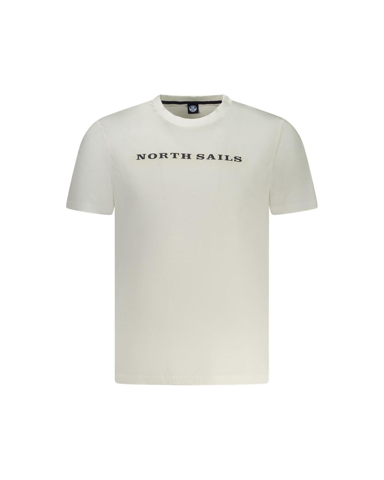 V539-NO-35053-L-202506172322-00 North Sails Men's White Cotton T-Shirt - L - Image 1