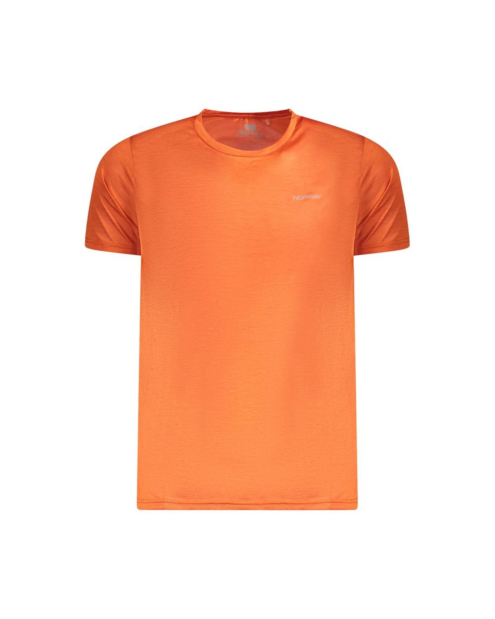 V539-NO-35435-XXL-202506172353-00 Norway 1963 Men's Orange Polyester T-Shirt - 2XL - Image 1