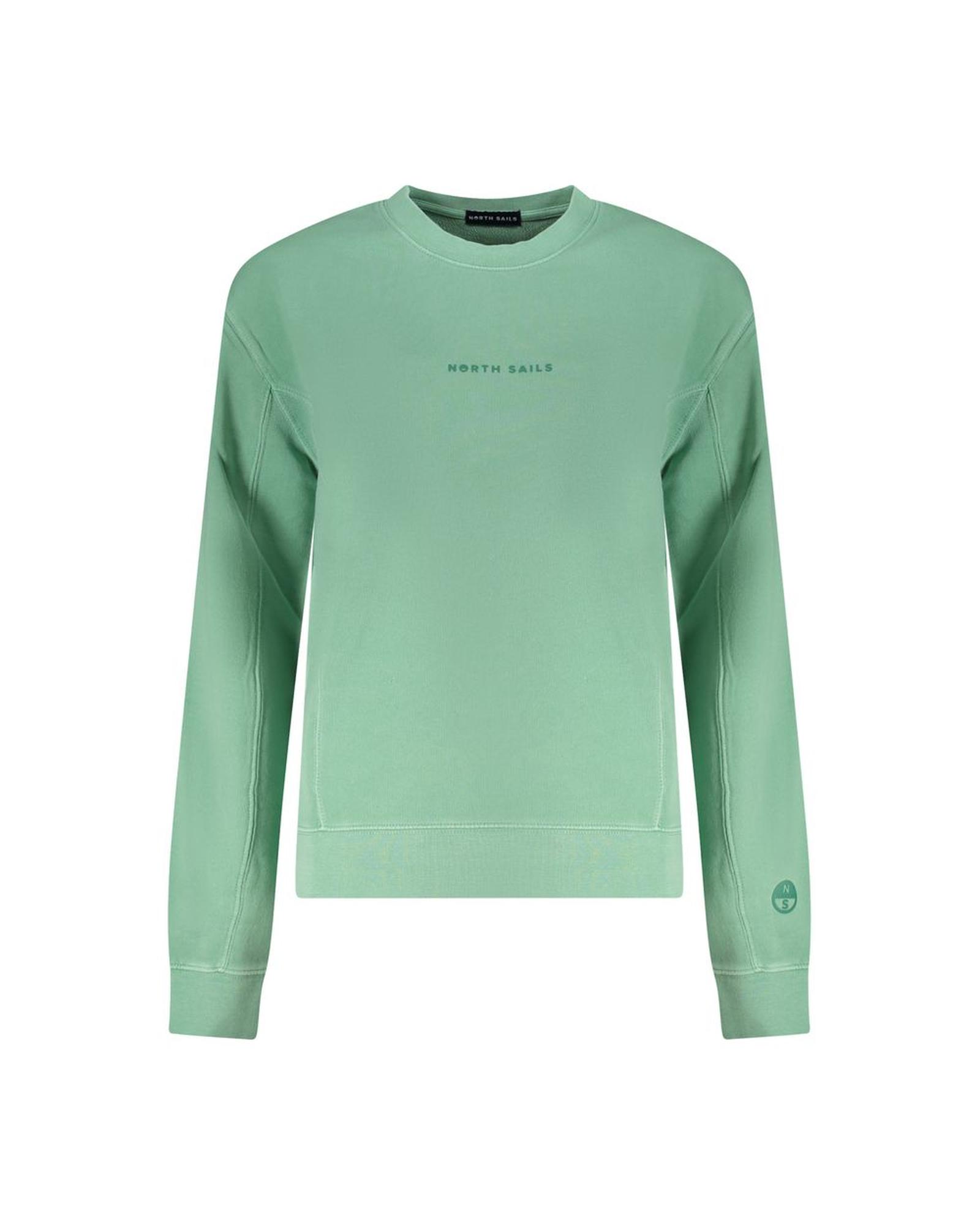 V539-NO-35852-S-202506180130-00 North Sails Women's Green Cotton Sweater - S - Image 1