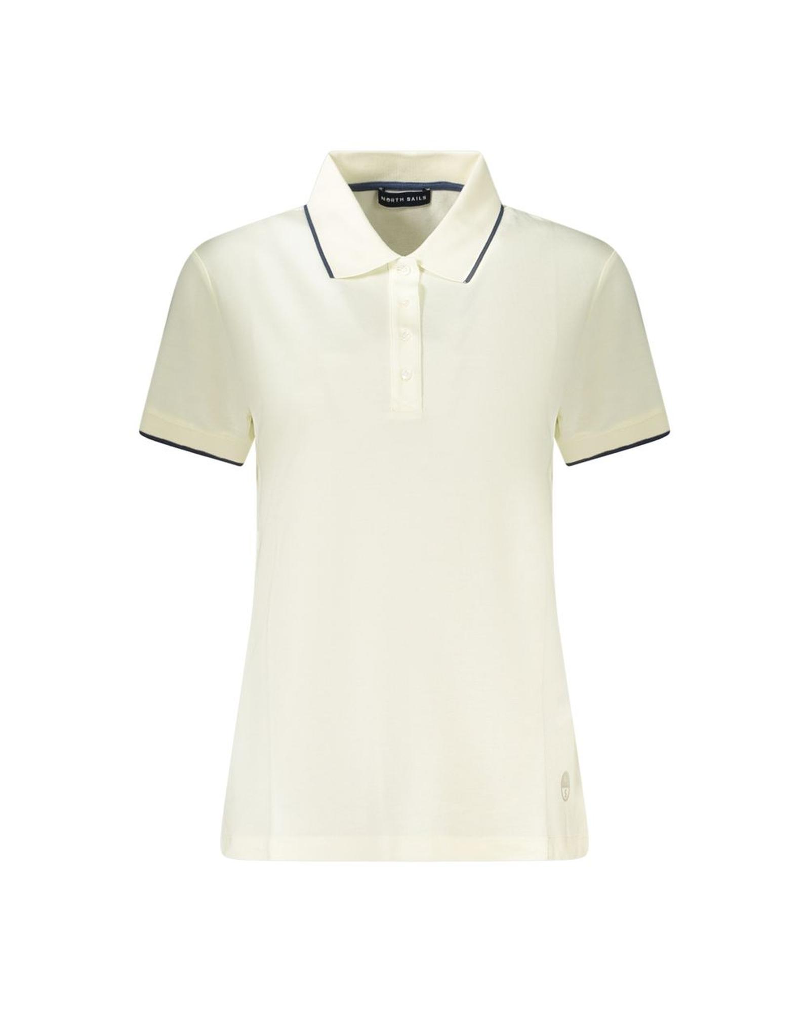 V539-NO-35916-L-202506180141-00 North Sails Women's White Cotton Polo Shirt - L - Image 1