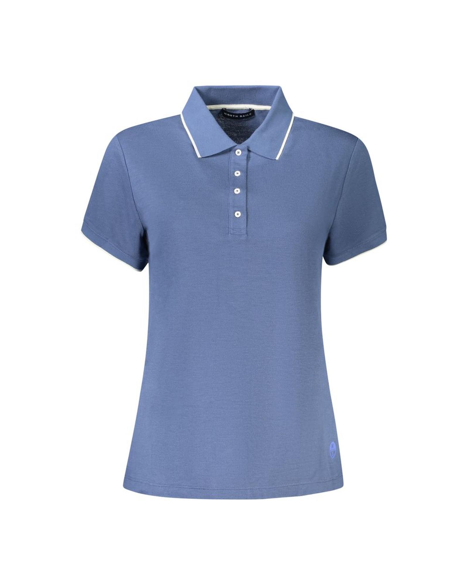 V539-NO-35924-L-202506180146-00 North Sails Women's Blue Cotton Polo Shirt - L - Image 1