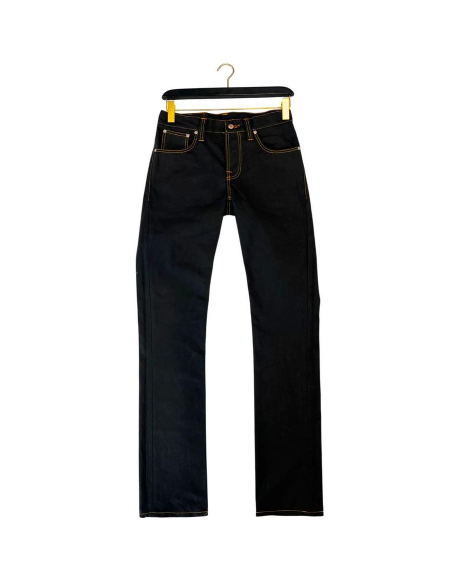 V539-NU-24760-W29-202506172353-00 Nudie Jeans Men's Black Cotton Jeans & Pant - W29 US - Image 1
