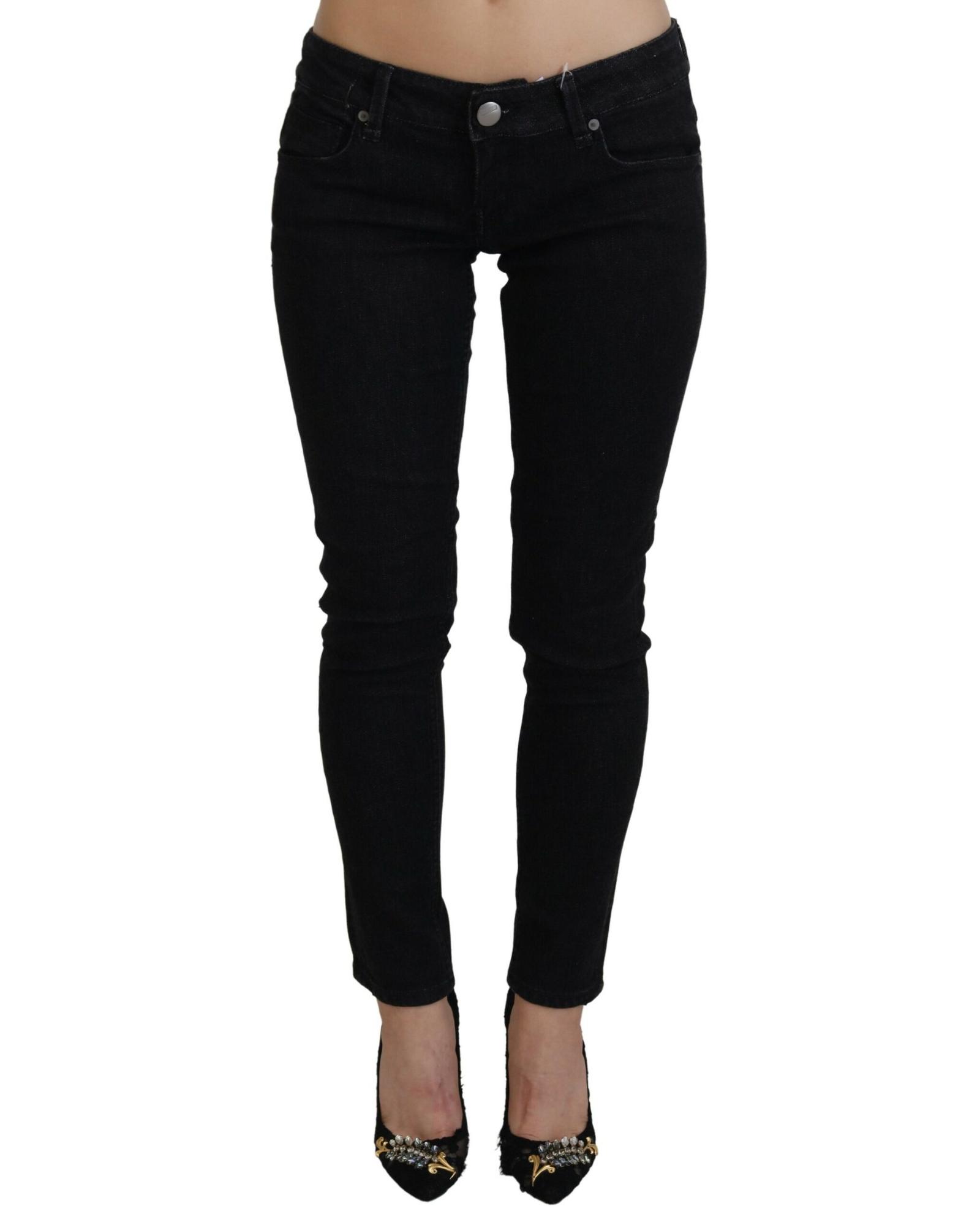 V539-PAN72698-26-202509011535-00 New Authentic ACHT Slim Fit Denim Jeans with Logo Details W26 US Women - Image 1
