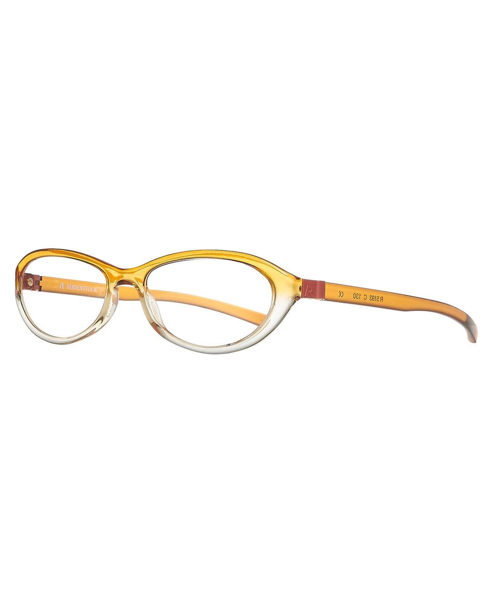 V539-ROR5193CAC-202506180717-00 Rodenstock Women's Orange Plastic Frames - One Size - Image 1