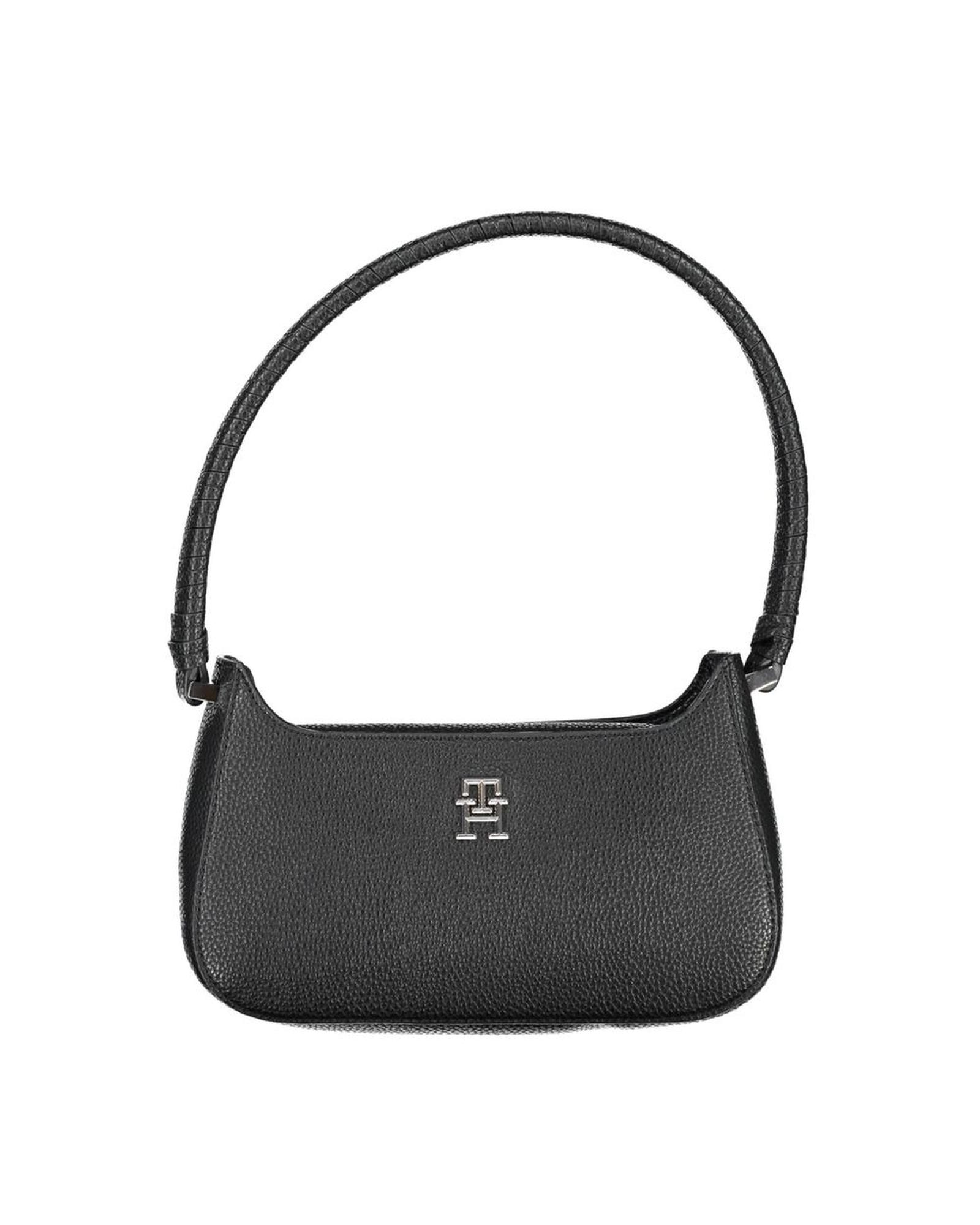 V539-TO-26320-202506181022-00 Tommy Hilfiger Women's Black Polyethylene Handbag - One Size - Image 1