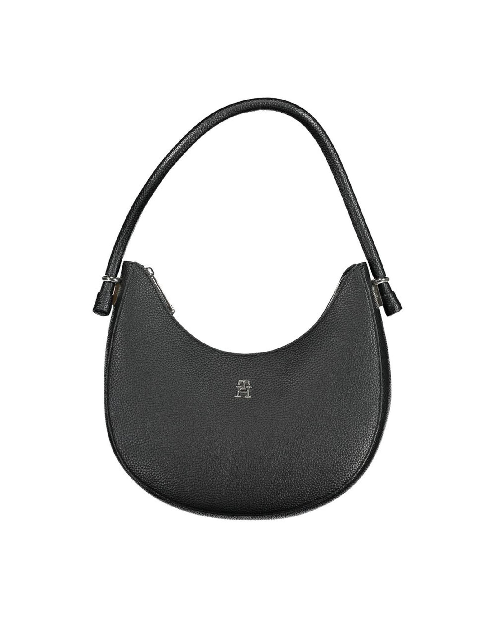 V539-TO-27515-202506180746-00 Tommy Hilfiger Women's Black Polyethylene Handbag - One Size - Image 1