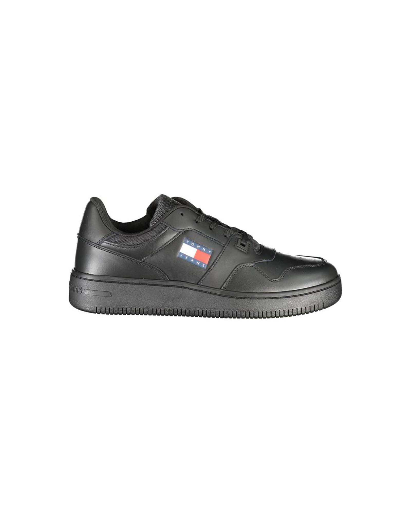V539-TO-31467-EU42US9-202506181022-00 Tommy Hilfiger Men's Black Polyester Sneaker - 42 EU - Image 1