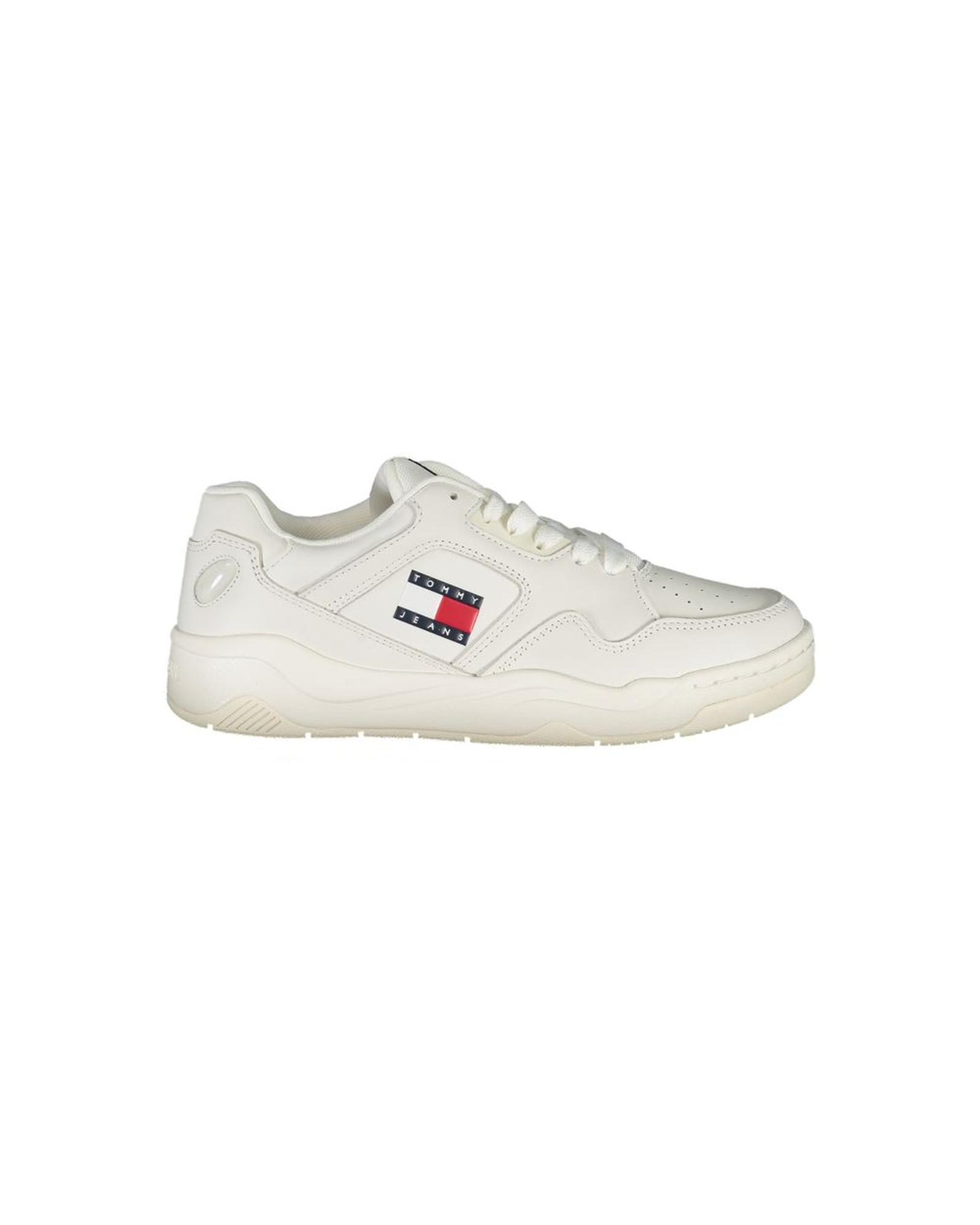 V539-TO-31475-EU36US6-202506181031-00 Tommy Hilfiger Women's White Polyester Sneaker - 36 EU - Image 1