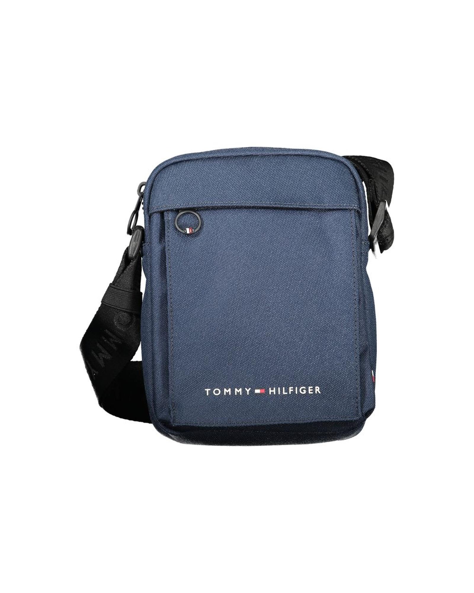 V539-TO-32177-202506180821-00 Tommy Hilfiger Men's Blue Polyester Shoulder Bag - One Size - Image 1