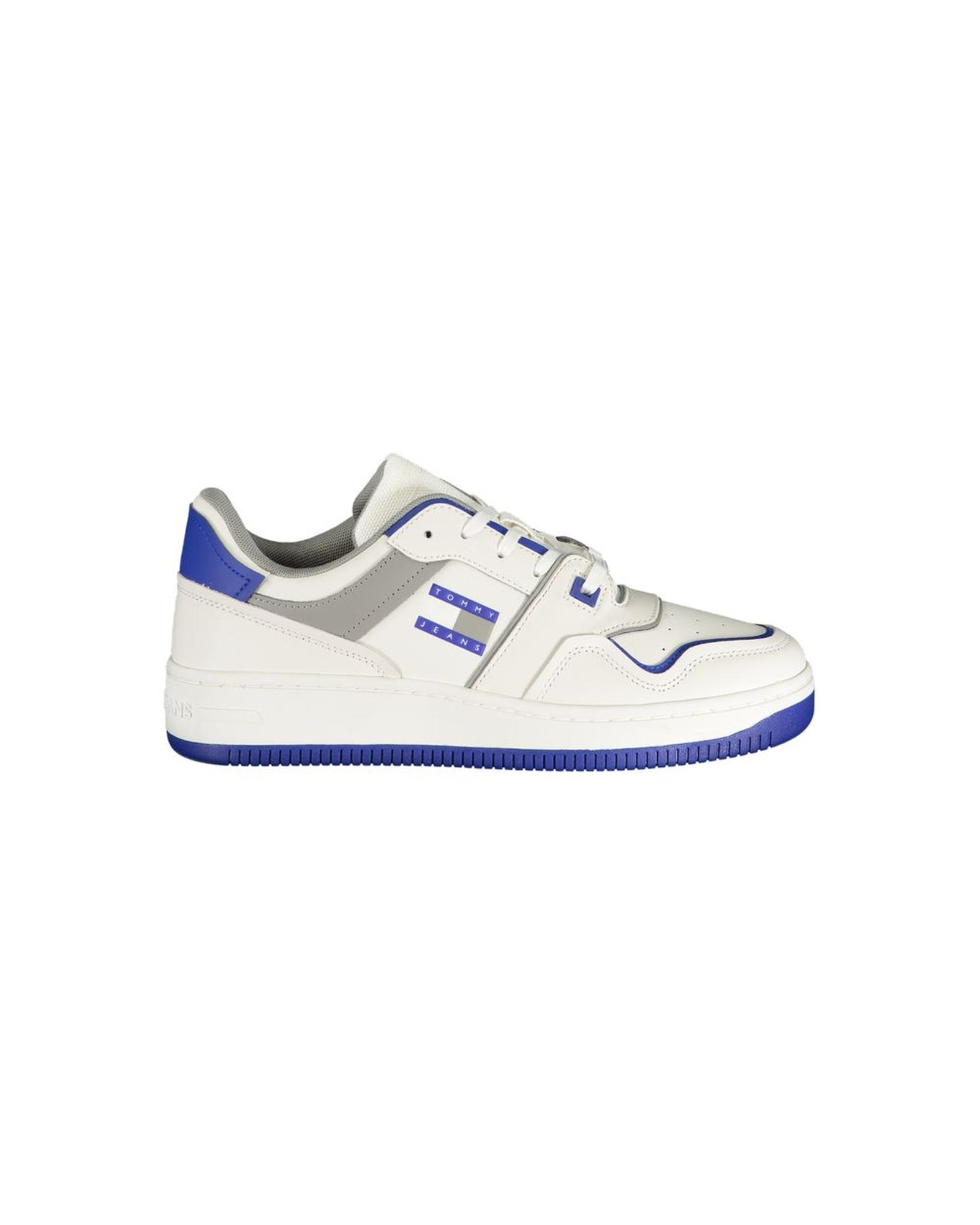 V539-TO-32590-EU44US11-202506180826-00 Tommy Hilfiger Men's White Polyester Sneaker - 44 EU - Image 1