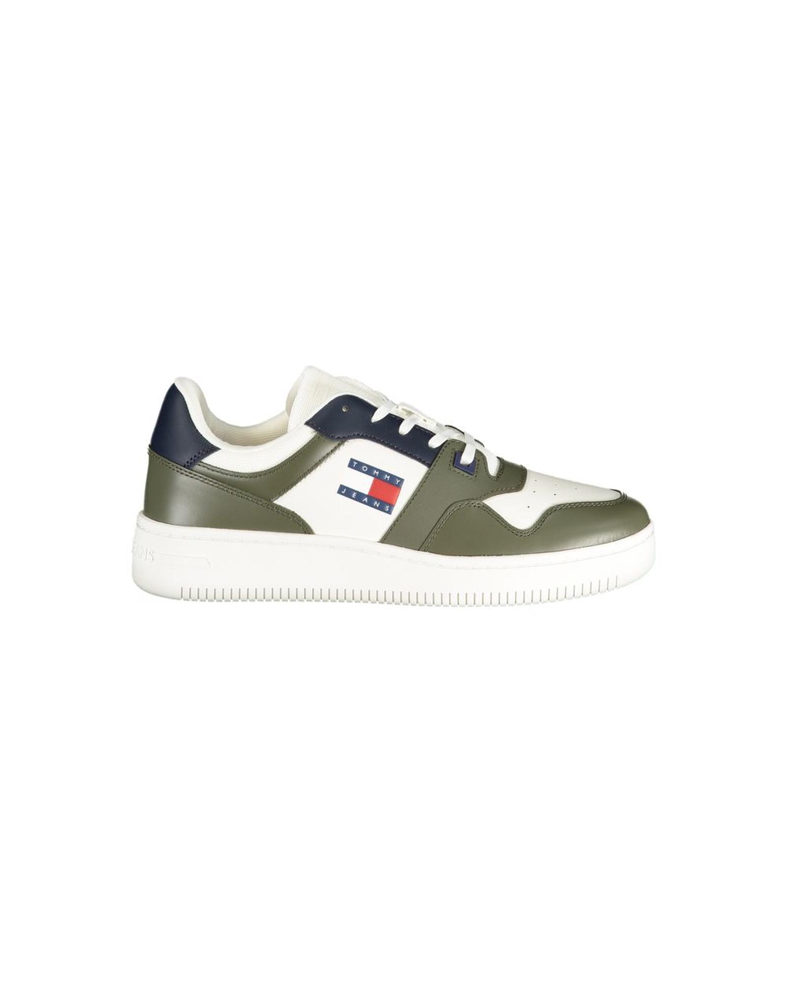 V539-TO-32596-EU46-202506180841-00 Tommy Hilfiger Men's Green Polyester Sneaker - 46 EU - Image 1