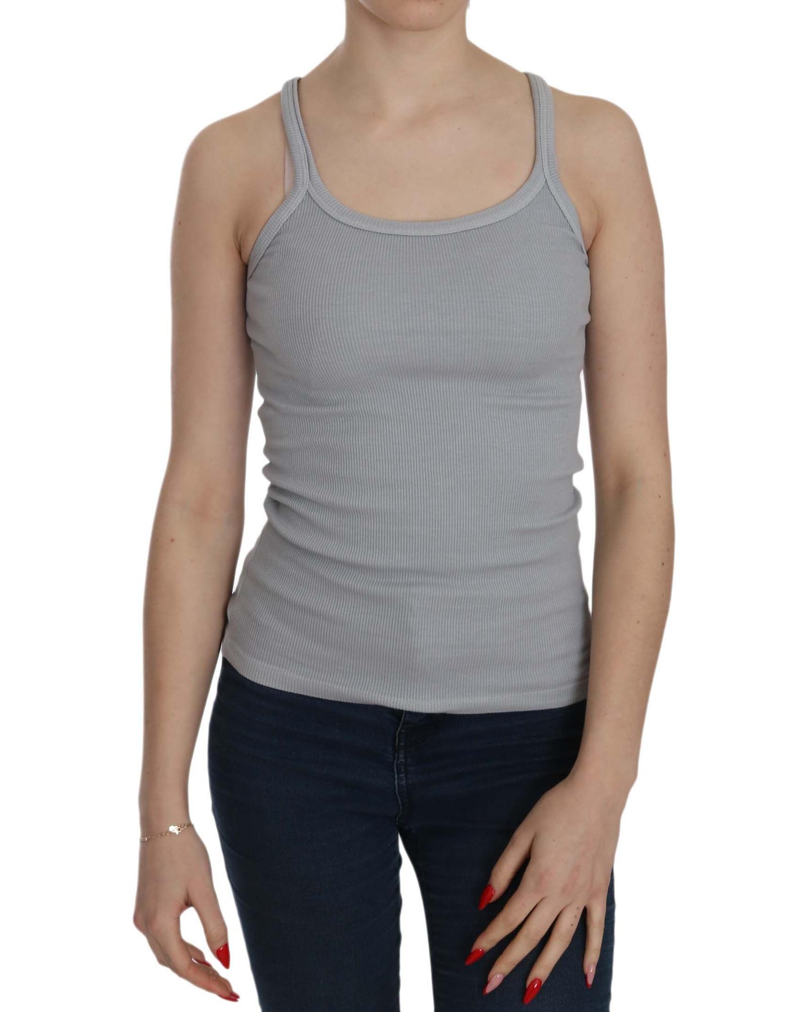 V539-TSH3916-42-202509011600-00 Pink Memories Round Neck Sleeveless Top Blouse 42 IT Women - Image 1