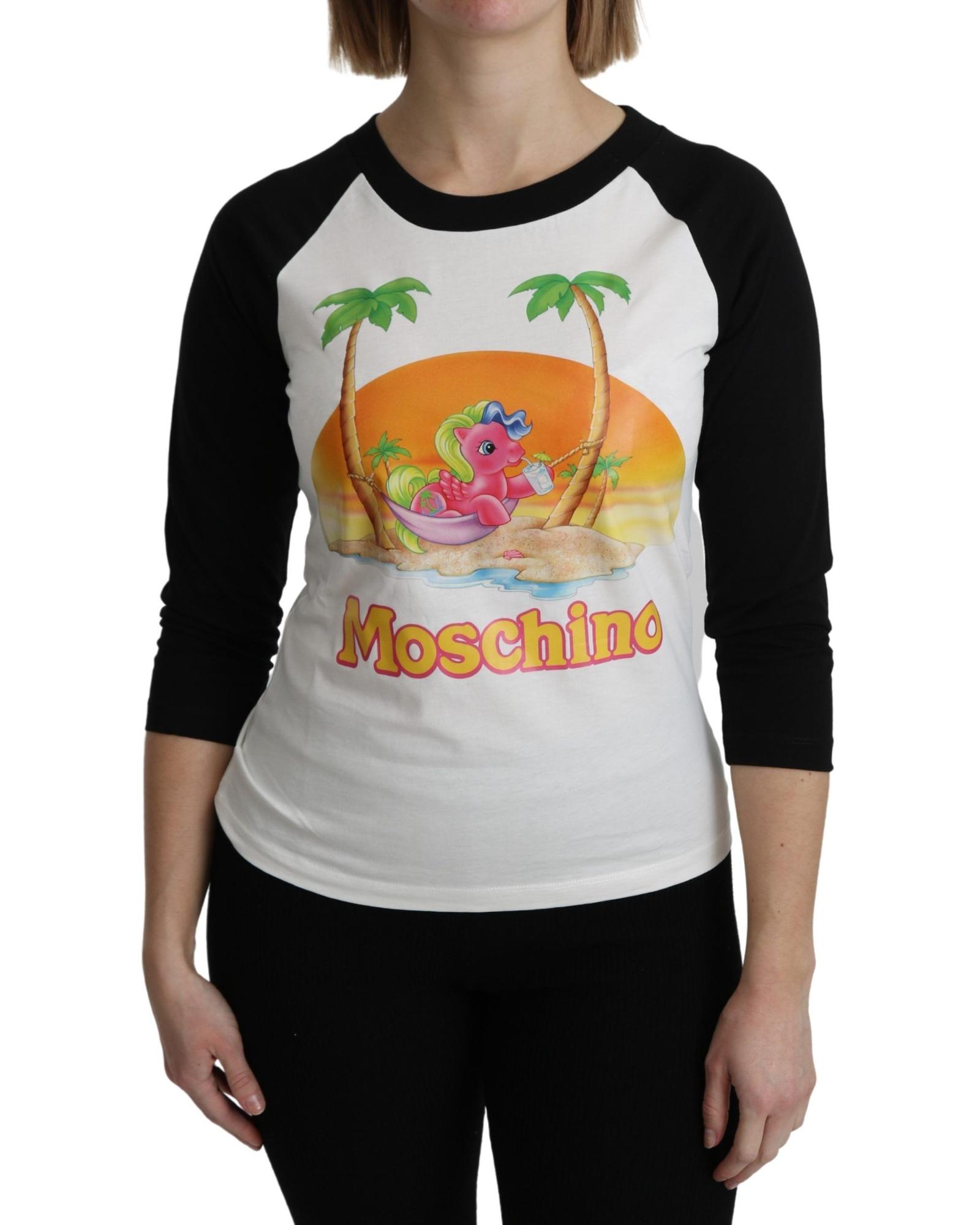 V539-TSH5086-38-202509011530-00 My Little Pony Crew Neck T-shirt 3/4 Sleeve Top 38 IT Women - Image 1