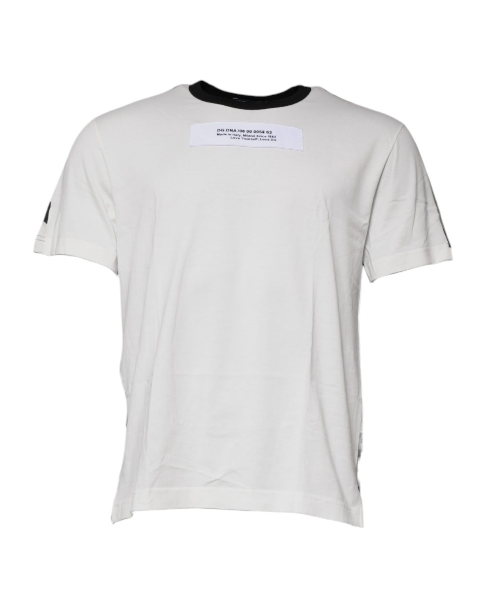 V539-TSH878504-48-202506181154-00 Dolce & Gabbana Men's Multicolor Camouflage Crew Neck T-shirt - 48 IT - Image 1