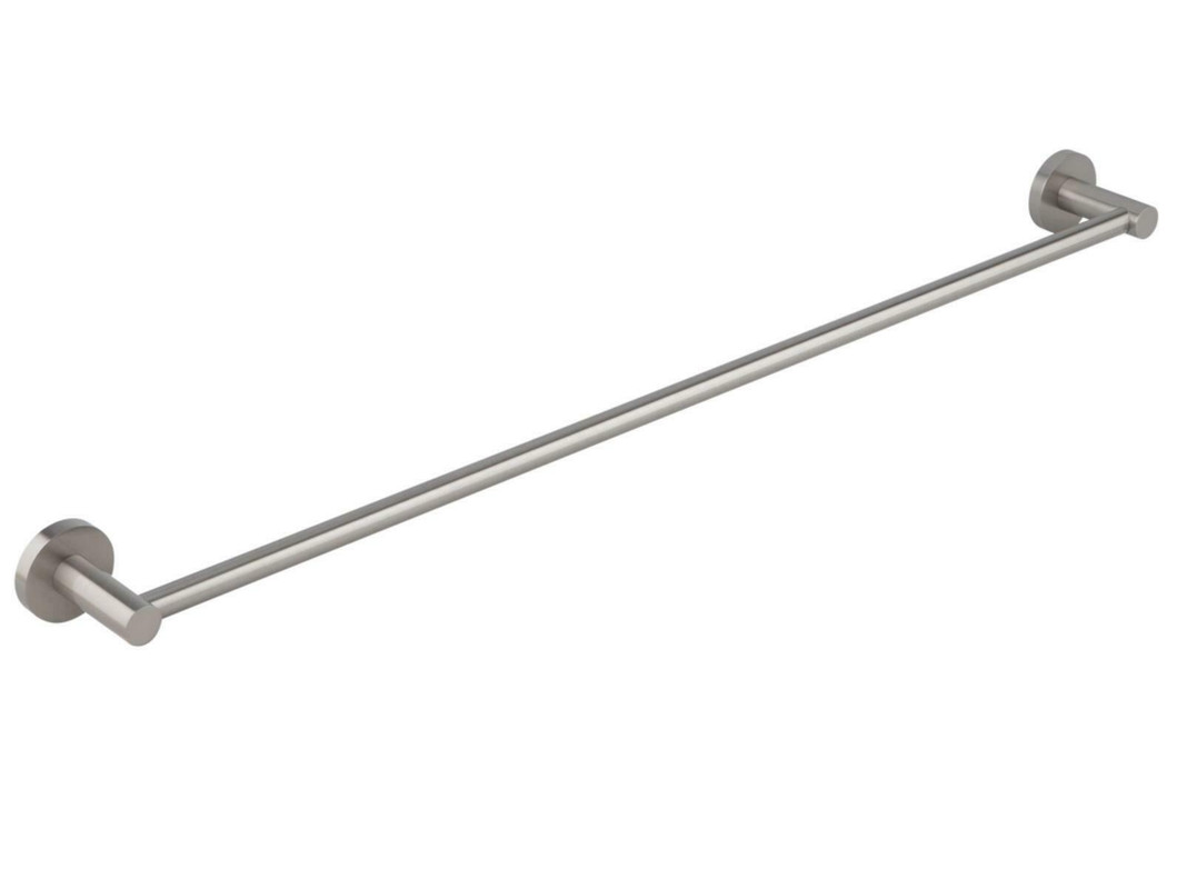 V549-80SSSGLTOWNICKEL-97983-00 Luxurious Brushed Nickel Stainless Steel 304 Towel Rack Rail - Single Bar 800mm - Image 1