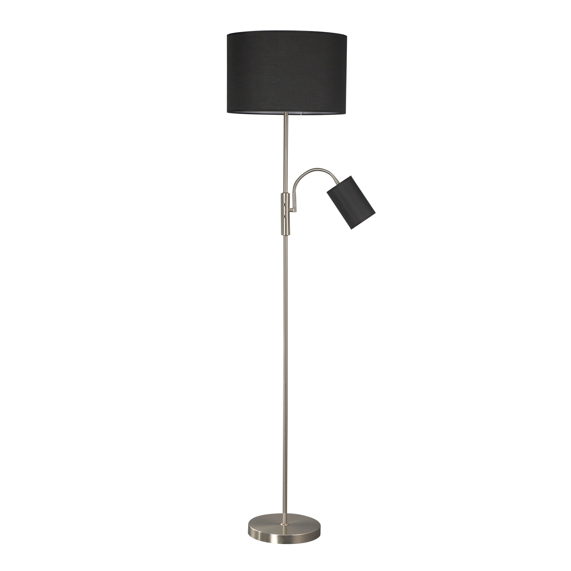 V558-LL-27-0258B-202505080921-00 Cylinya Mother and Child Floor Lamp - Black - Image 1
