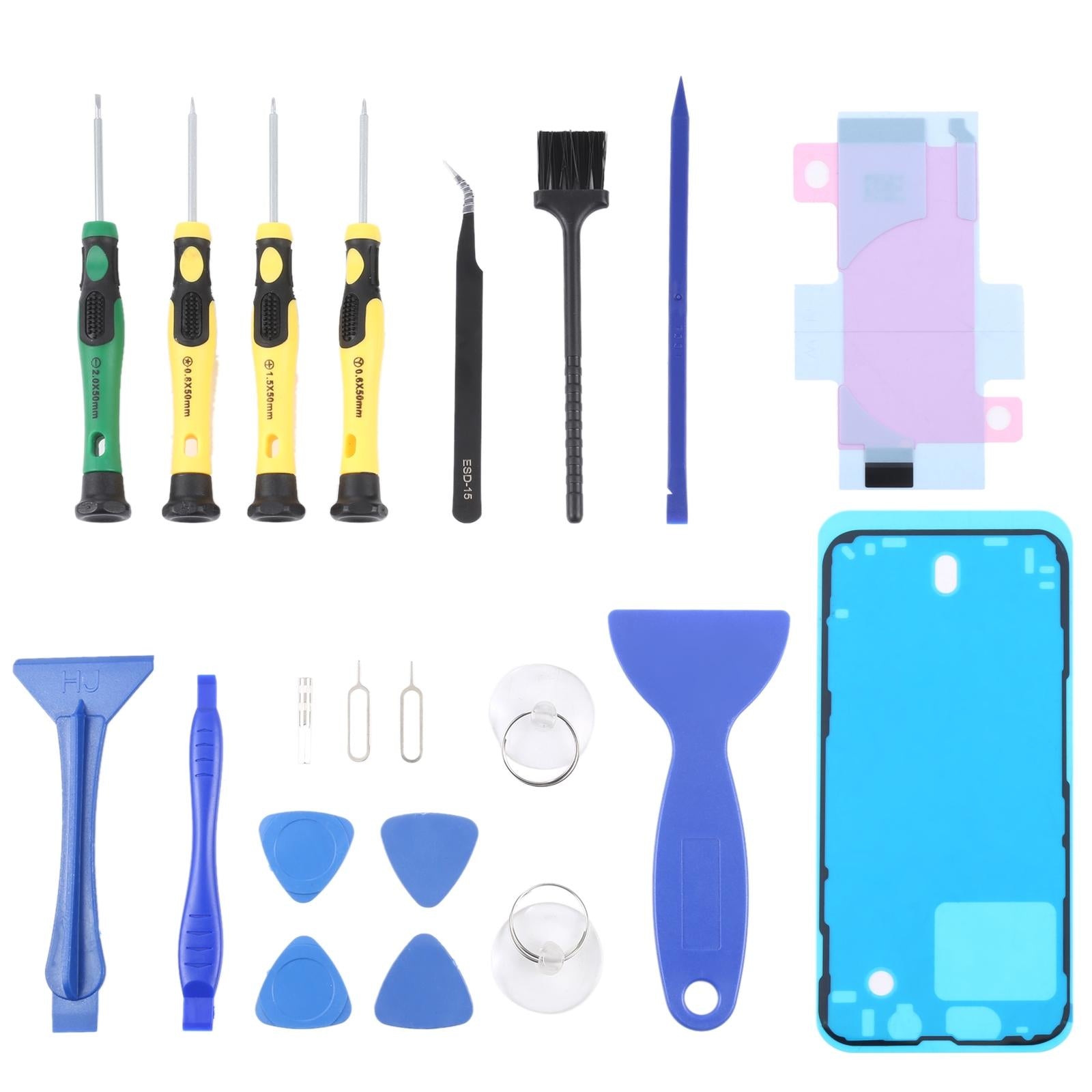 V562-017180300ADE-202505221710-00 21-in-1 Battery Adhesive & Repair Tool Set for Iphone 13 Mini - Waterproof & Lcd Frame - Image 1