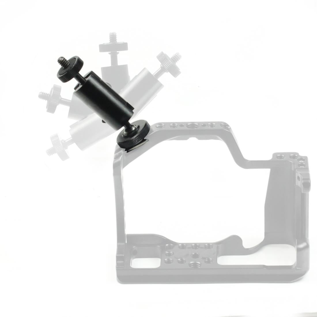 V562-1036965950DBT-202503062115-00 Universal Dual Ballhead Cold Shoe Mount for Action Cameras - Image 1