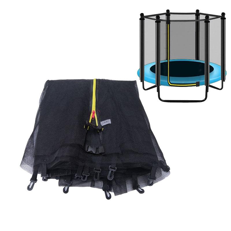 V562-1079213060DBT-202503261945-00 1.2M Outdoor Trampoline Safety Net Anti Fall Jump Pad Fits 6 Poles - Image 1