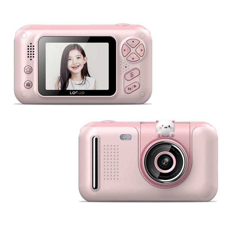 V562-1085903060DBT-202503062005-00 Kids' 2.4 Hd Reversible Camera - Pink - Image 1