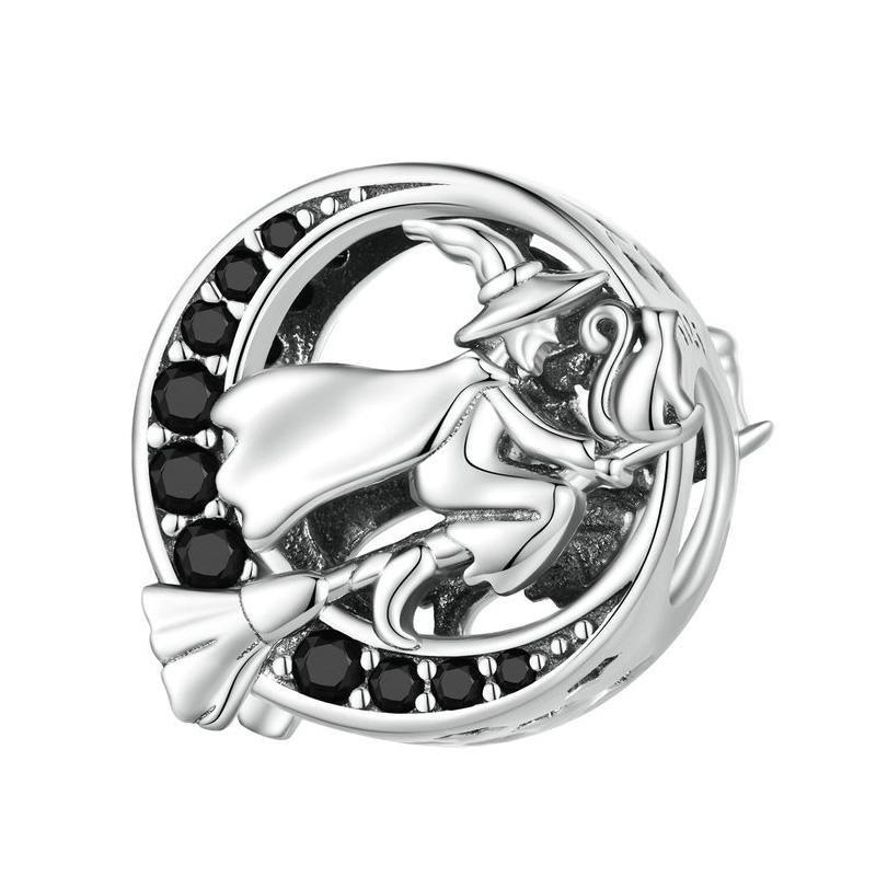 V562-11582060DBT-202504112021-00 925 Sterling Silver Halloween Witch Diy Bracelet Bead Accessories - Image 1