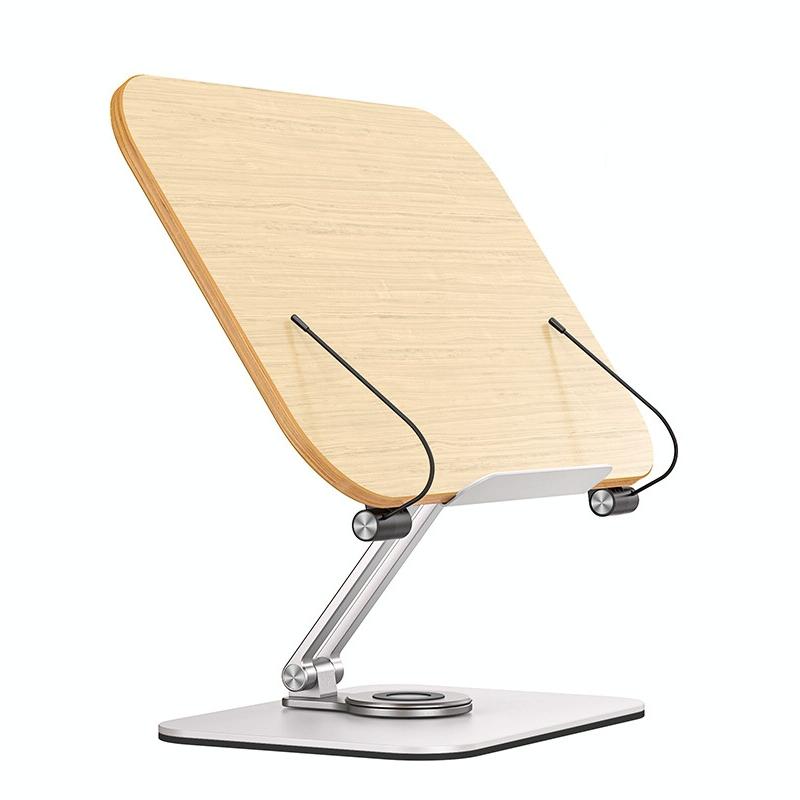 V562-2005572060DBT-202505221711-00 360-degree Rotating Desktop Bookshelf with Tablet Stand - Image 1