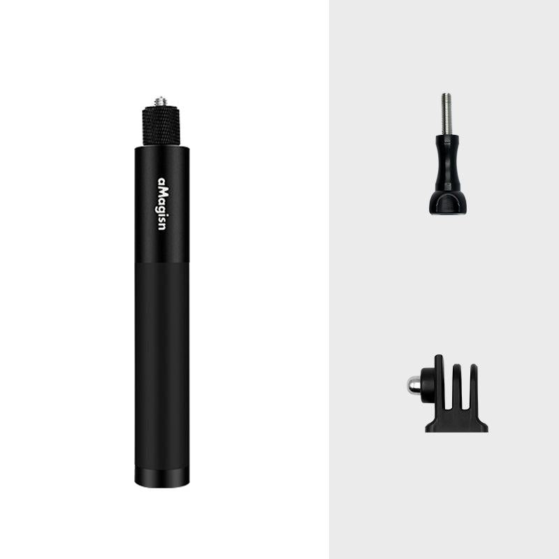 V562-2039554060DBT-219803-00 70cm Straight Pull Selfie Stick for Sports Cameras with 3 Jaw Screw - Rod+1/4 Turn 3 Jaw+Screw - Image 1