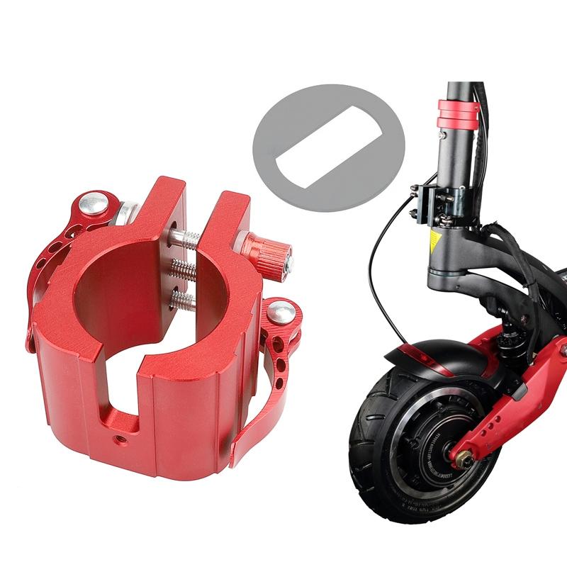 V562-2073242060DBT-202505262135-00 Red Folding Clamp with Pad for Electric Scooter - Image 1