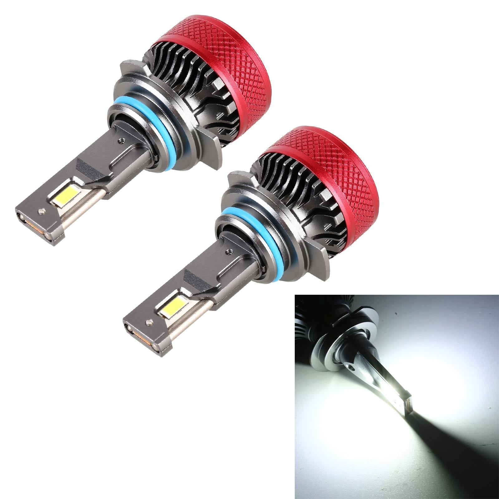 V562-2075PRC-202503052015-00 1 Pair 9012 Dc12V 65W 6000K 6500Lm Led Car Headlights - Image 1