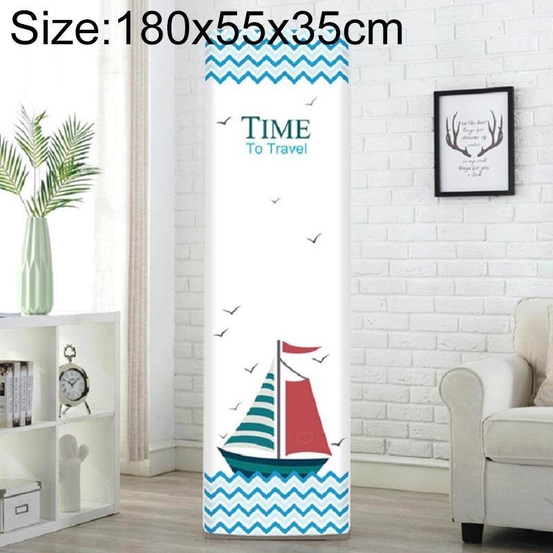 V562-2429377230DBT-202503031651-00 180x55x35cm Sailboat Fabric Dust Cover for Vertical Cabinet Air Conditioning - Image 1