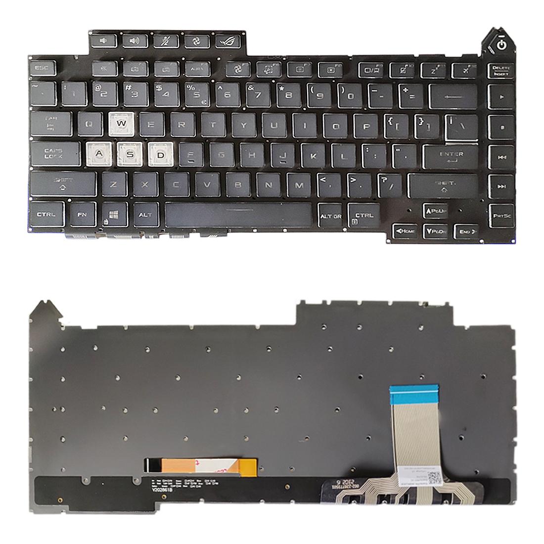 V562-2599PLP-202502272001-00 Backlit Laptop Keyboard for Asus Rog Strix G15 G513q Series - Image 1