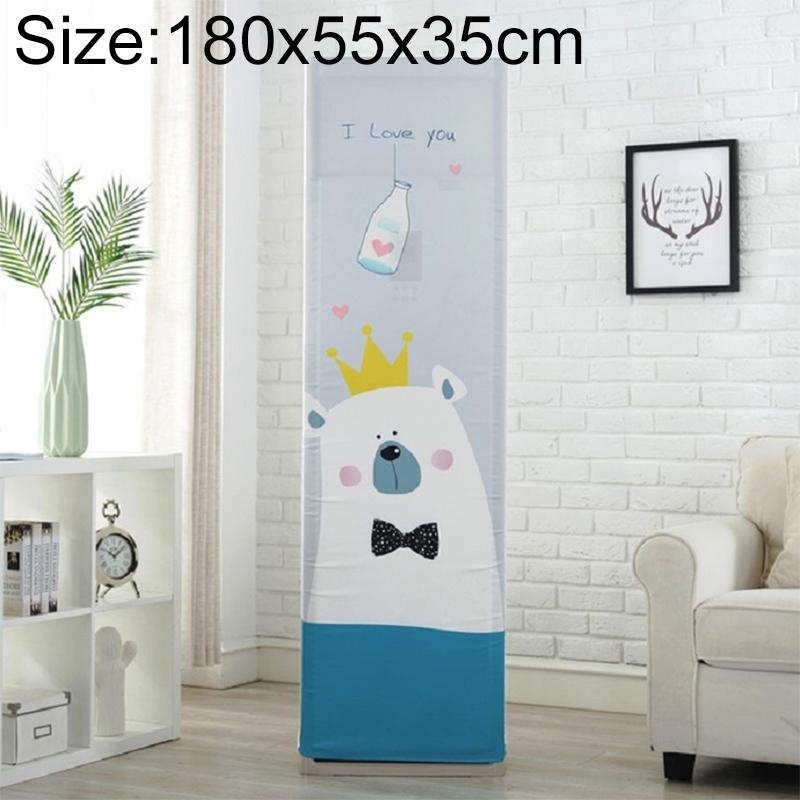 V562-3029377230DBT-202503031716-00 Love Bear Fabric Dust Cover - 180x55x35cm Vertical Cabinet Type All-inclusive Ac - Image 1