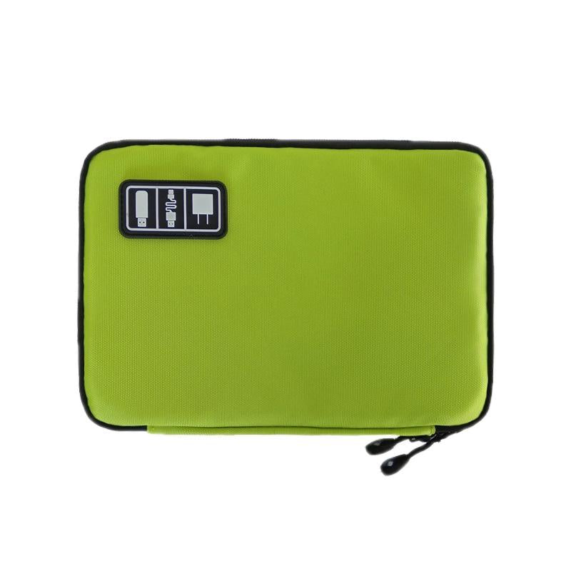 V562-3029542060DBT-202503032010-00 Portable Multifunctional u Disk Storage Bag for Mobile Phone Accessories - Green - Image 1