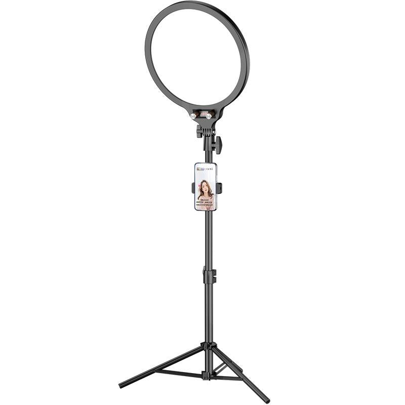 V562-3047215060DBT-222038-00 Full-screen Selfie Ring Light Tripod Set for Live Stream - 210cm Height - 210Cm Bracket - Image 1