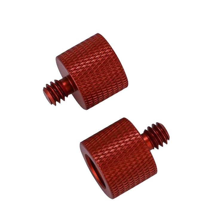 V562-3059481060DBT-202502212140-00 10-Piece 3 / 8 To 1 / 4 Screw Adapter - Red - Image 1
