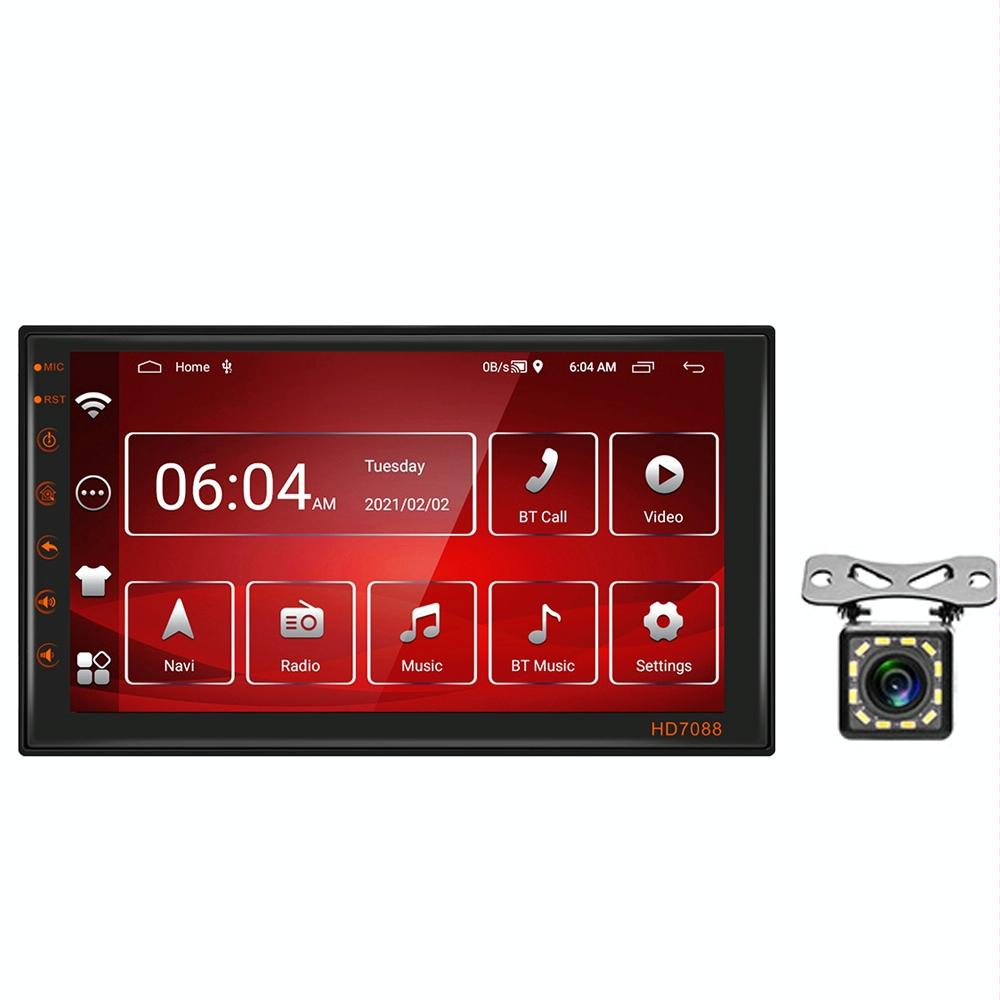 V562-3070433060DBT-202505221325-00 7 Inch Android Navigation Wifi Vehicle Central Control Screen - 2 + 16G Standard + 12Lights Camera - Image 1
