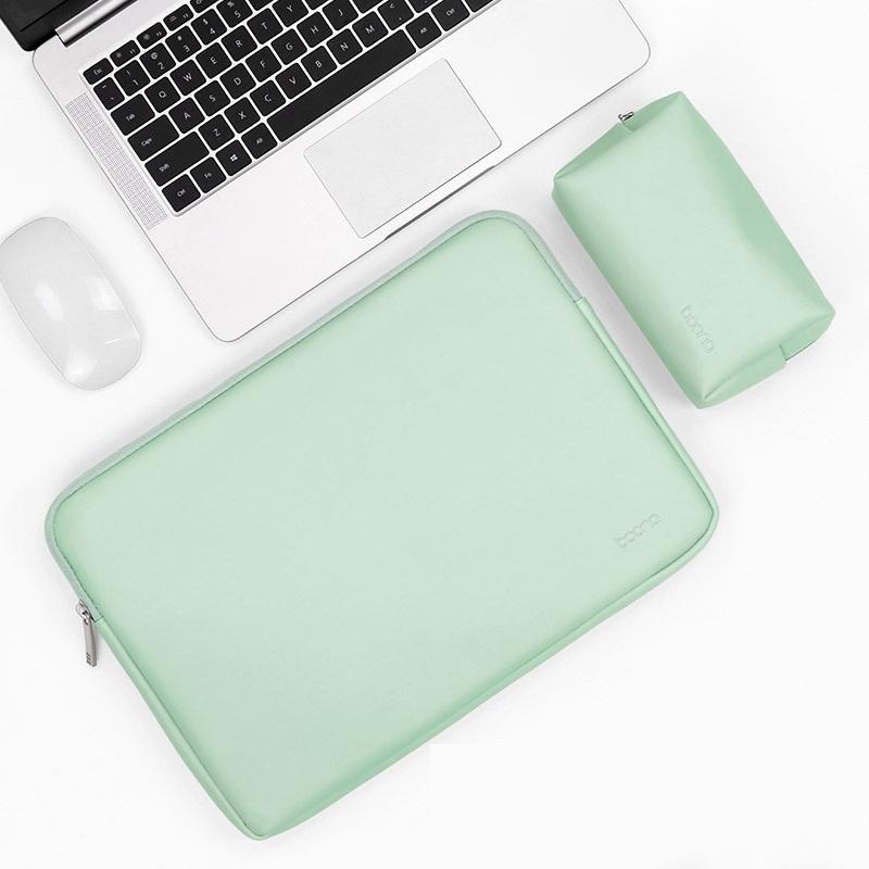 V562-3331475950DBT-202502211945-00 11 / 12 Inch Power & Mint Green Pu Leather Laptop Bag - Image 1