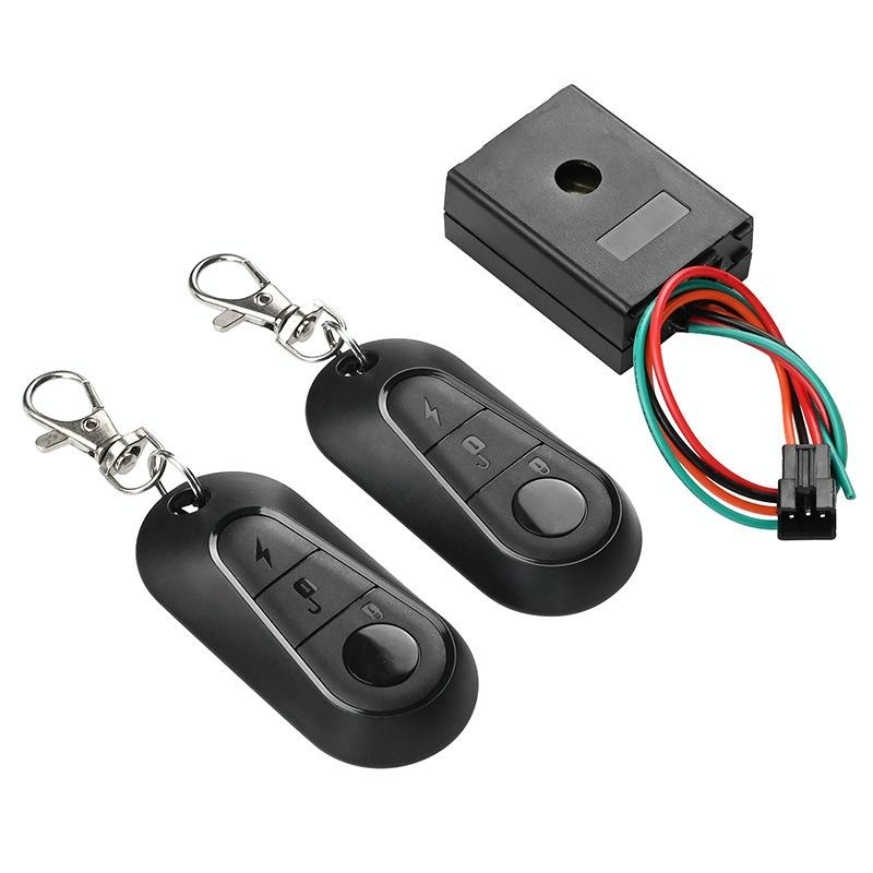 V562-37454060DBT-202505262130-00 Universal Electric Scooter & Bicycle Anti-theft Alarm + Remote - 36-72v - Image 1
