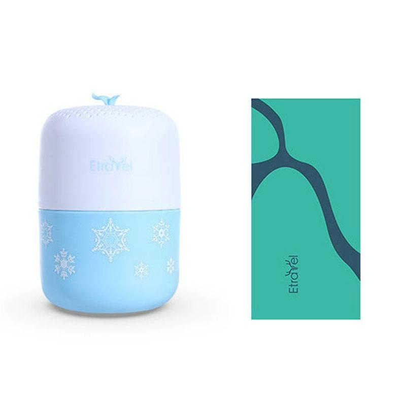 V562-4026962060DBT-202503072145-00 Double-sided Fleece Bath Towel - Quick-drying Small Blue - Image 1