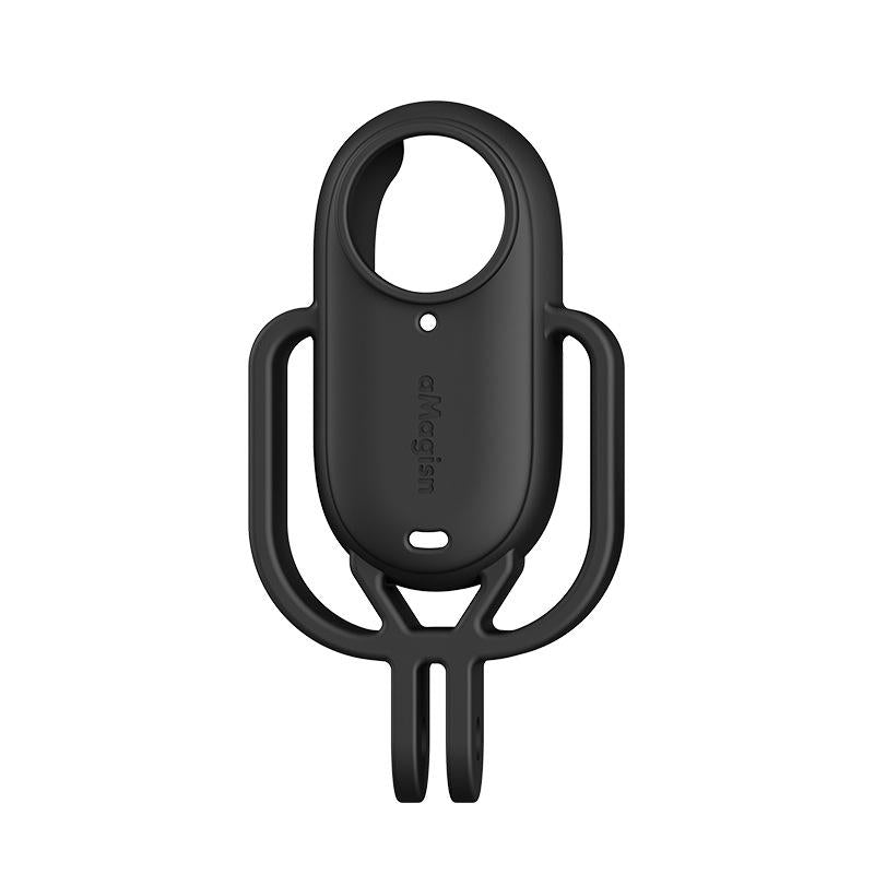 V562-4042134060DBT-219743-00 Amagisn Silicone Case for Insta360 Go 3 Camera - Horizontal - Vertical Black - Image 1