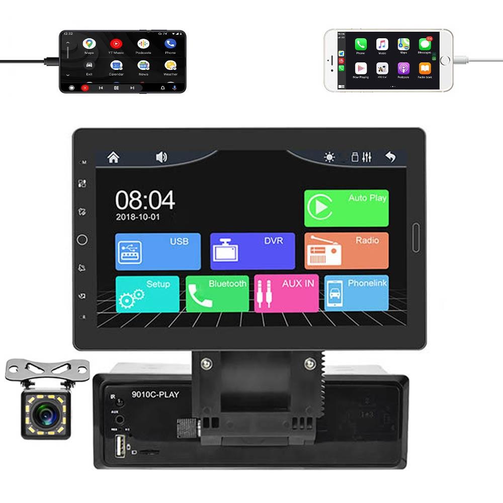 V562-4059192060DBT-202505221328-00 10.1 Inch Full Screen Car Mp5 Player With Wired Carplay - Standard + 12 Light Camera - Image 1