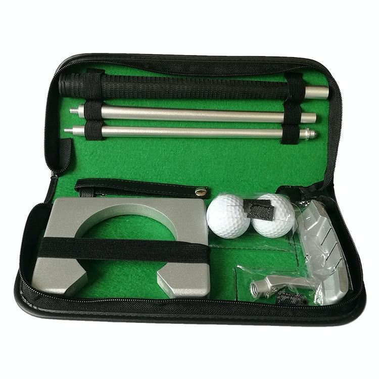 V562-4532GO-202503041716-00 Indoor Golf Putter Set with Zipper Pack - Image 1