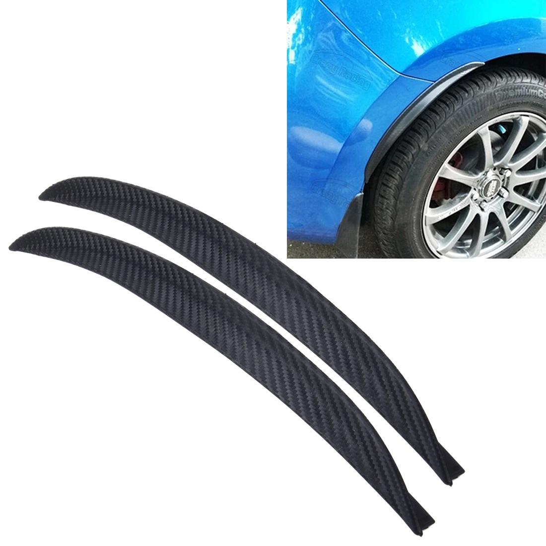 V562-4618SMC-202502260841-00 2 Pcs Car Auto Rubber Fender Guard Protection Strip Scratch Protector Sticker - Size 34 X 2Cm - Image 1
