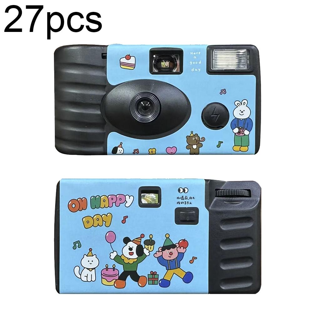 V562-5001743060DBT-202502212140-00 27 Retro Film Camera Waterproof Cartoon Stickers - Happy Day Design - Image 1