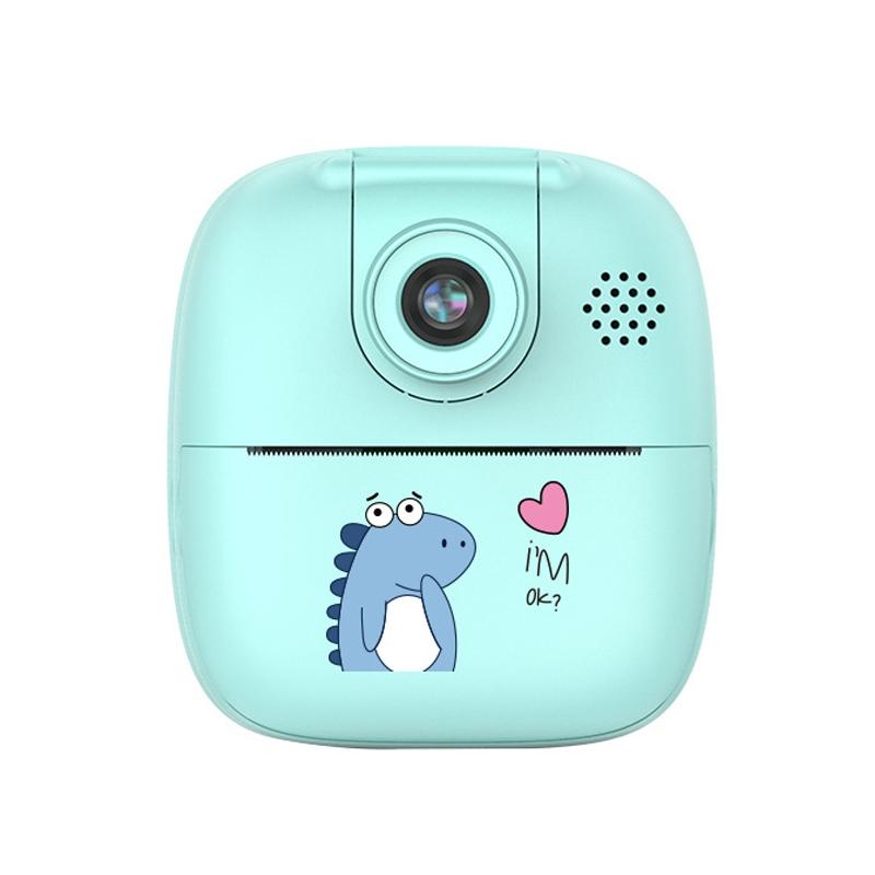 V562-5090892060DBT-202502212055-00 Blue Cartoon Kids Digital Camera with Rotating Lens - 16g Hd Print - Image 1
