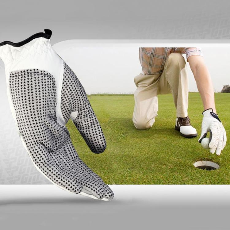 V562-5183GO-202503062030-00 Anti-slip Sheepskin Golf Gloves for Men - Left Hand Size 26 - Image 1